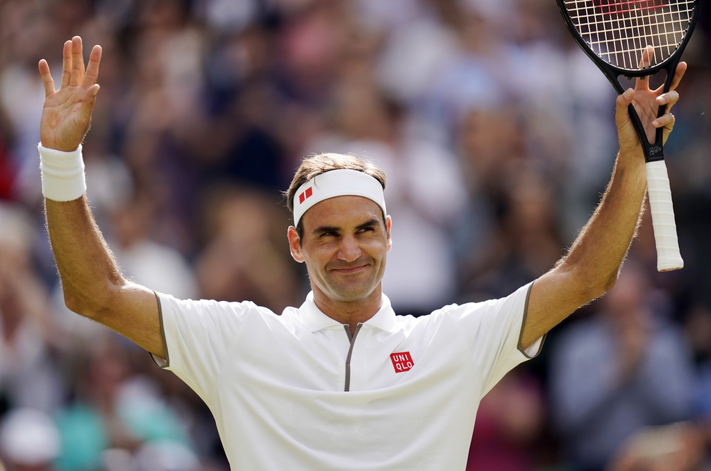 Roger Federer a remporté mardi son match contre Lloyd Harris à Wimbledon après avoir perdu le premier set.