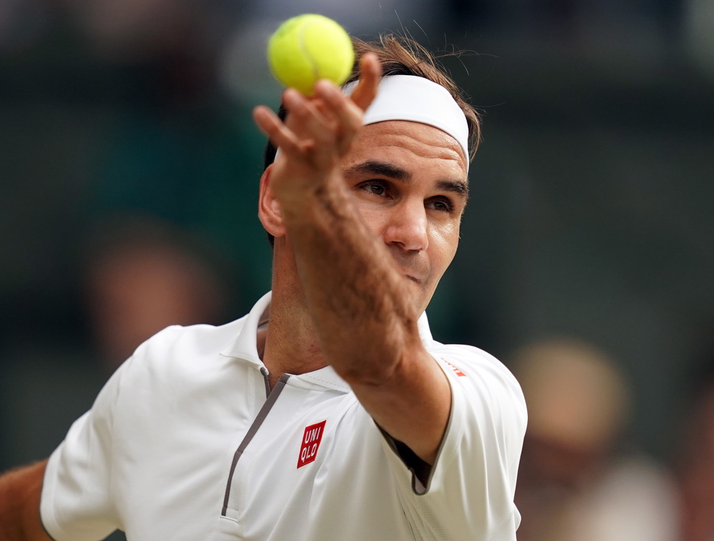 Roger Federer a battu Lucas Pouille à Wimbledon.