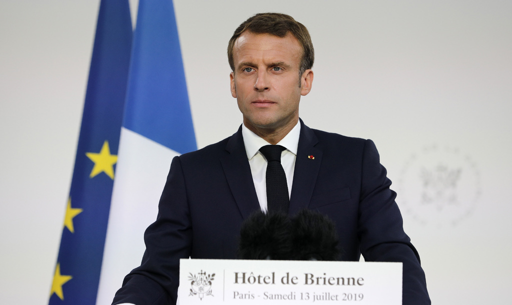 Le président français s'exprimait à l'occasion d'un discours à la veille du défilé du 14 juillet, la fête nationale.