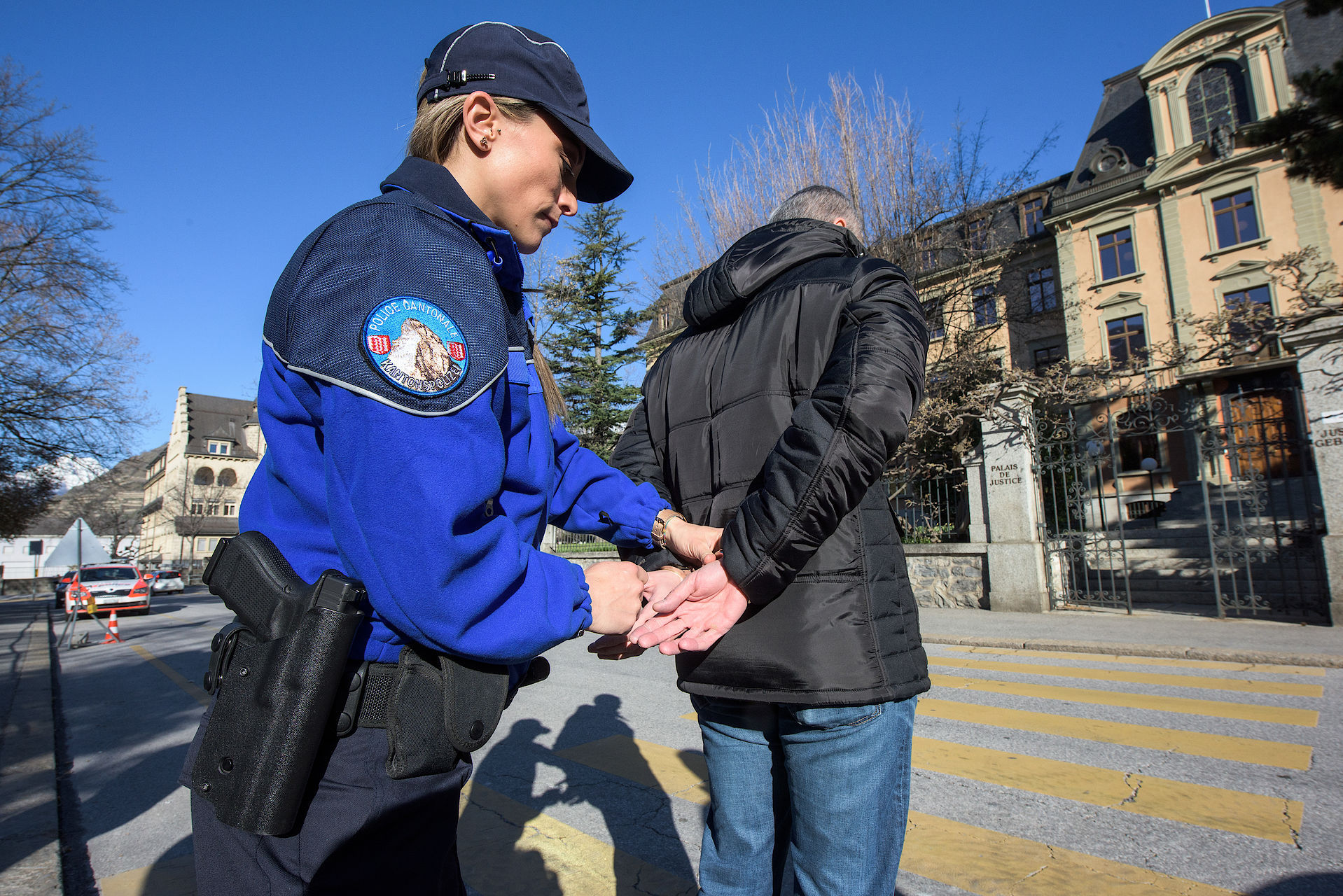 Trois Géorgiens ont été arrêtés par la police valaisanne.