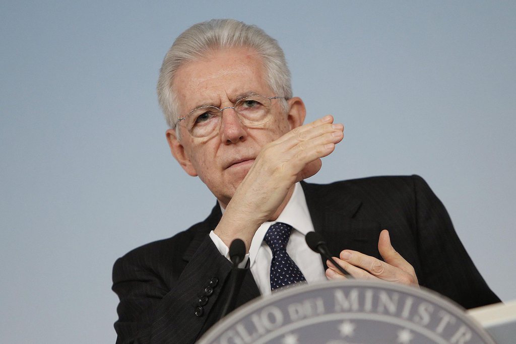 Mario Monti, ministre italien des Affaires étrangères par intérim, remercie tous les services impliqués dans la libération des quatre reporters italiens enlevés le 4 avril en Syrie.