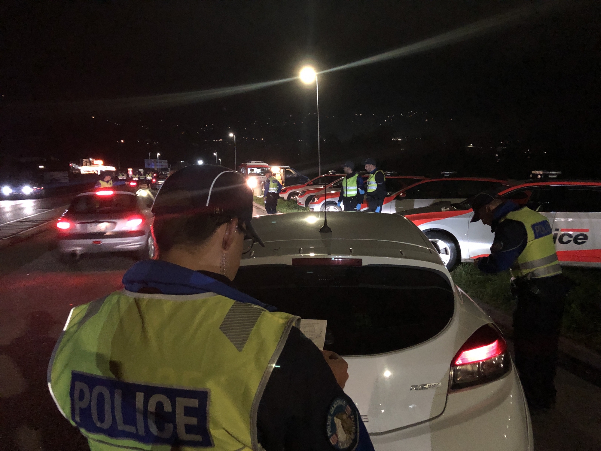 238 véhicules ont notamment été contrôlés dans le cadre de l'importante opération policière de mardi soir 22 octobre à Monthey.