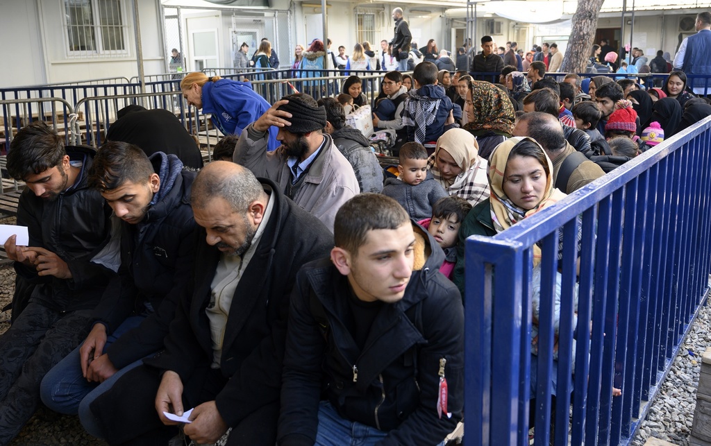 Le nombre de réfugiés a particulièrement augmenté en Grèce depuis le début de l'année. Ils sont près de 500 à débarquer quotidiennement. (illustration)