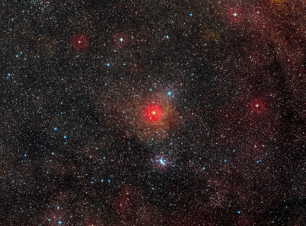 La supergéante rouge qui illumine la constellation d'Orion pâlit. (Illustration)