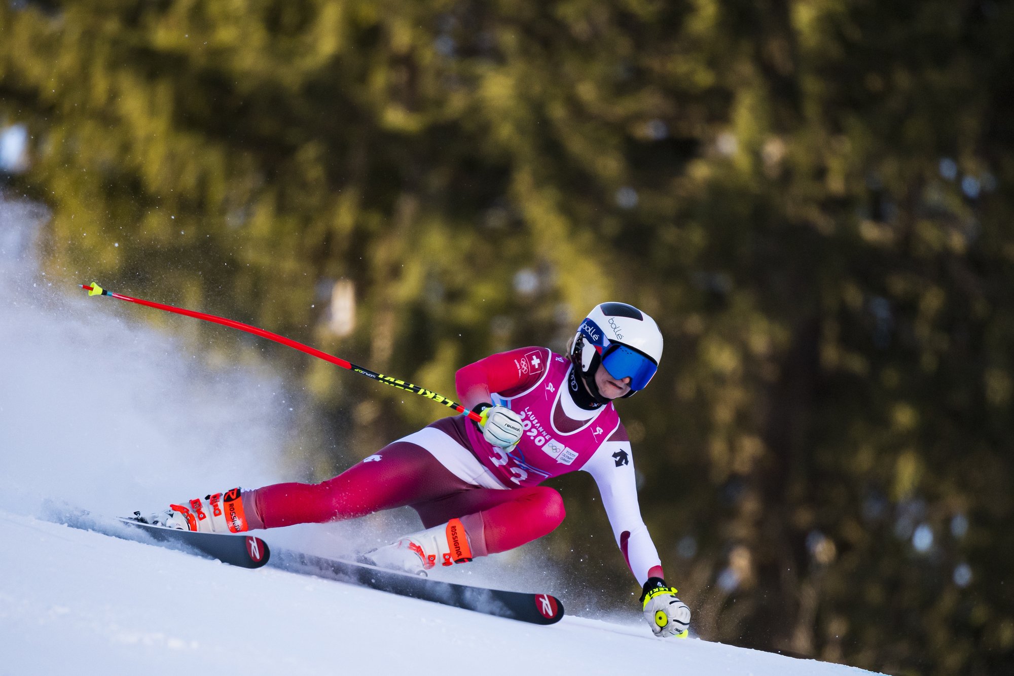 Lena Volken attend surtout beaucoup du slalom, mardi.