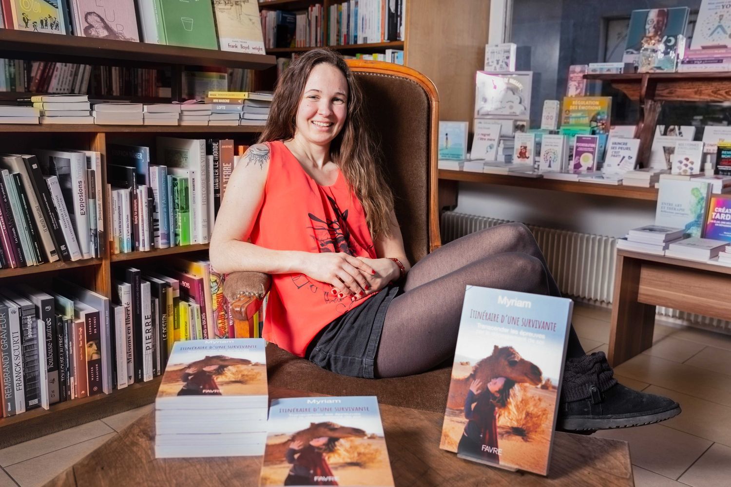 Myriam Duc a dédicacé son ouvrage "Itinéraire d'une survivante" à la librairie Des livres et Moi à Martigny.