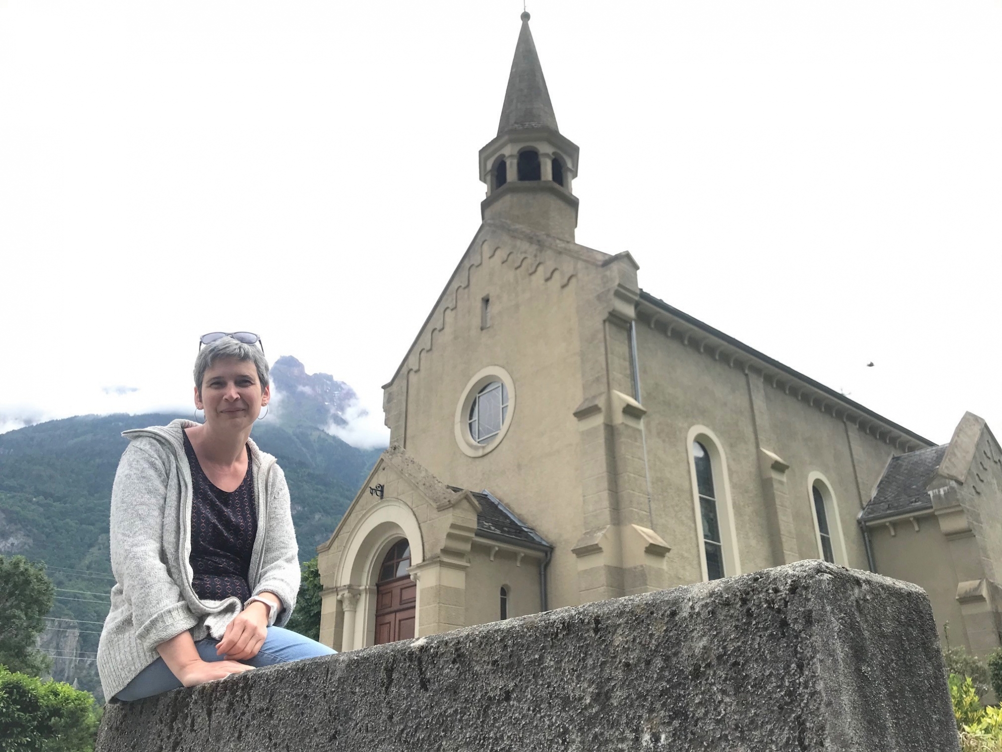 Nicole Rappaz aime la chapelle d'Epinassey, où ses trois enfants ont été baptisés.